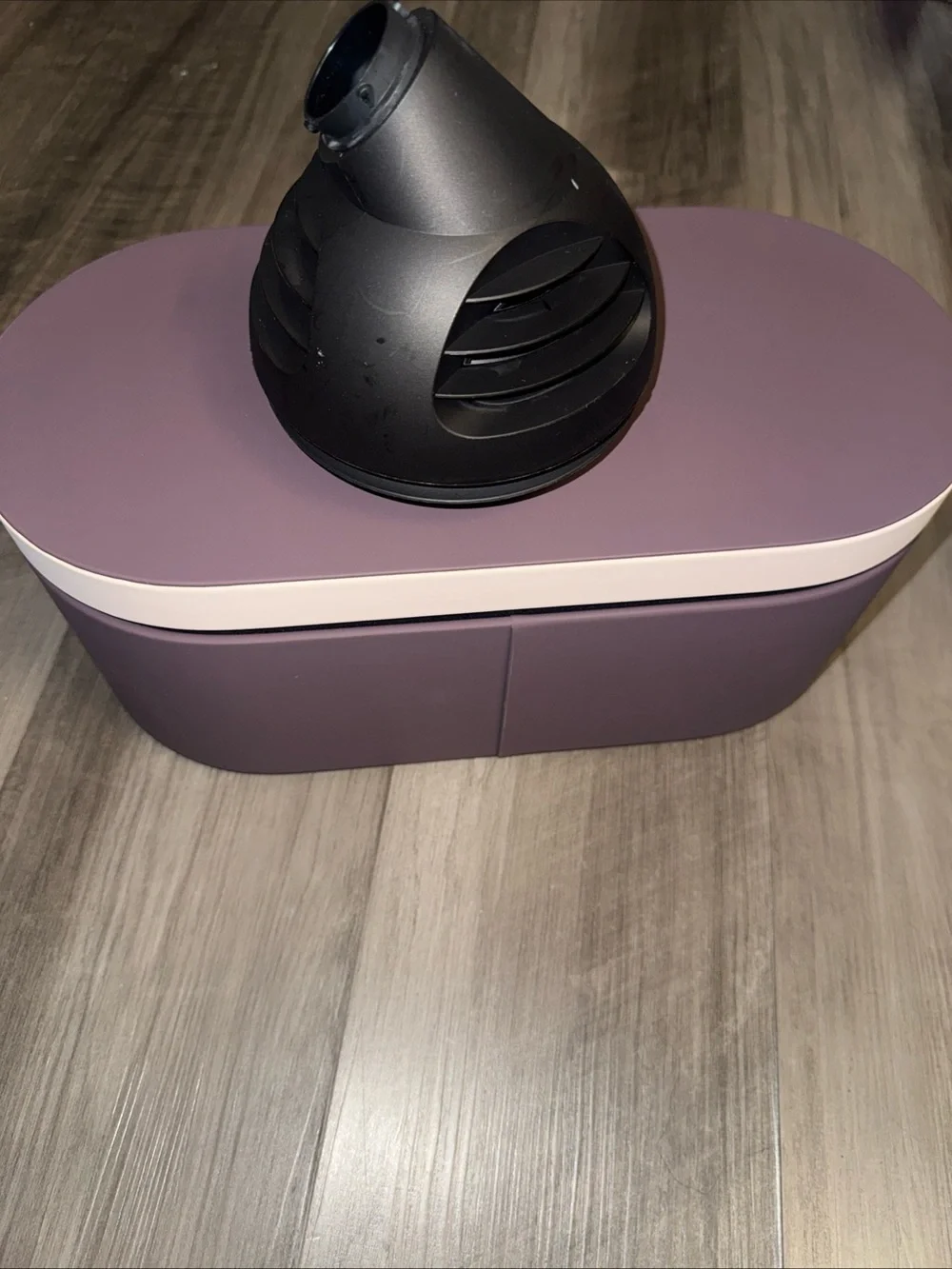 Dyson Airwrap i.d. multi-styler strawberry bronze/ blush pink used with case